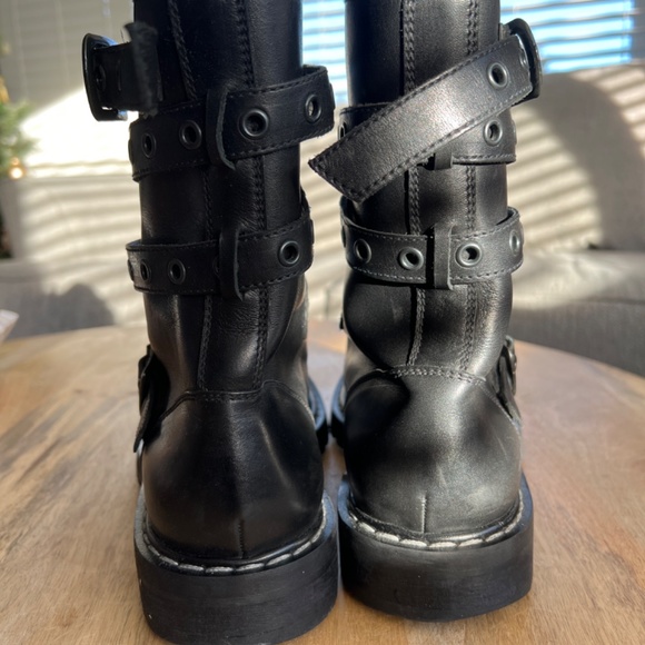 New Marc Jacobs men’s black combat boot size 8 - Picture 4 of 10